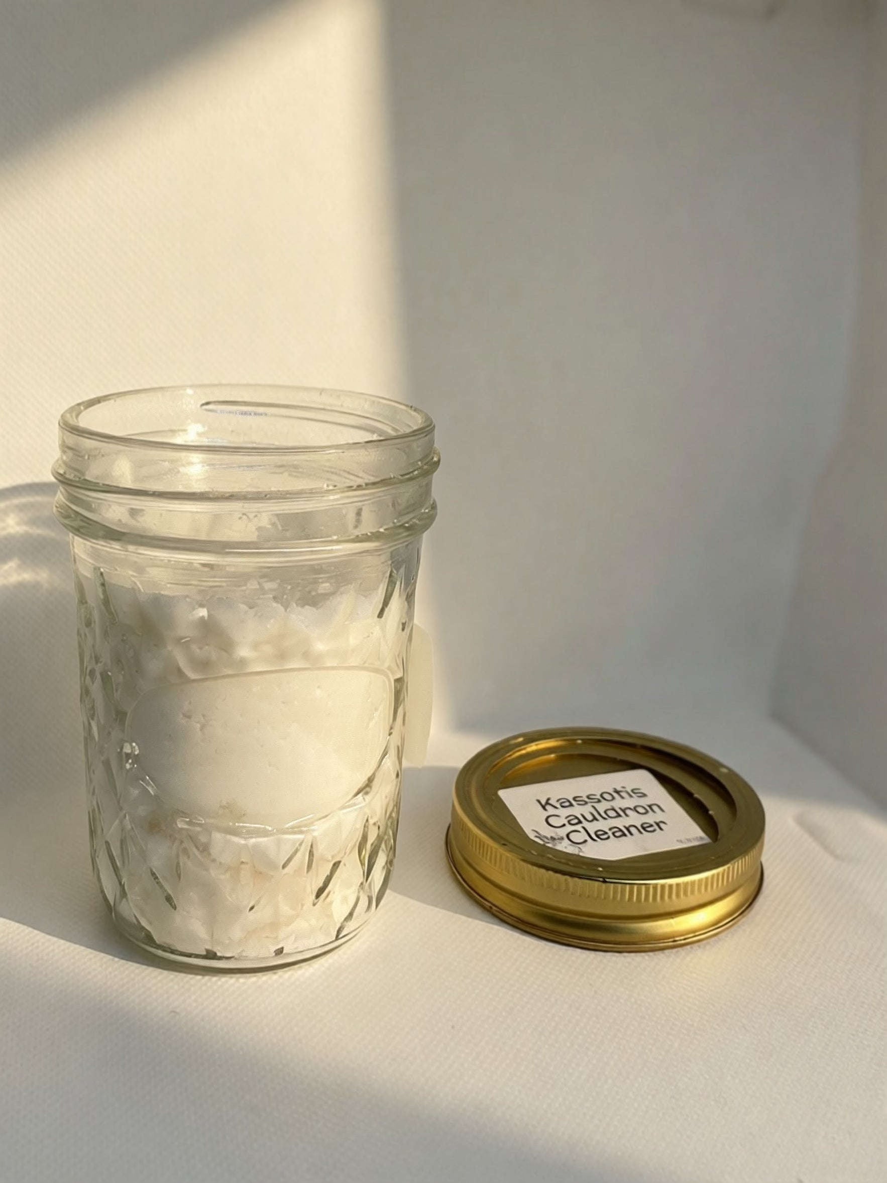 Cast Iron Safe Cleaner | Herbal All Natural Scrub Paste & Soap Antibacterial - angelaurareiki