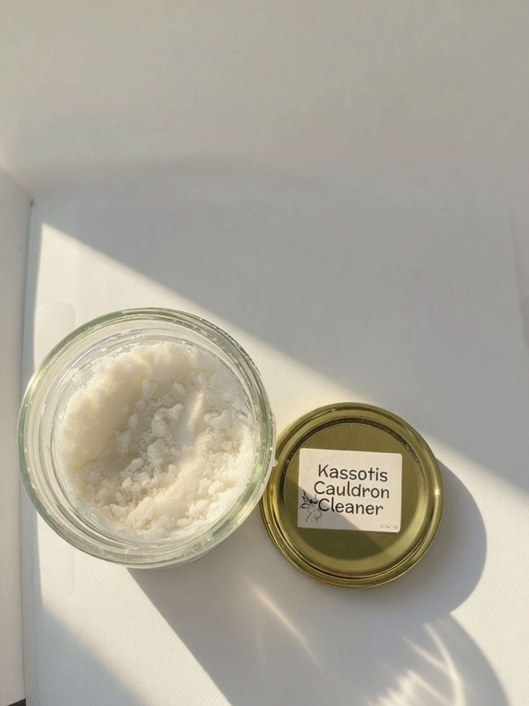 Cast Iron Safe Cleaner | Herbal All Natural Scrub Paste & Soap Antibacterial - angelaurareiki