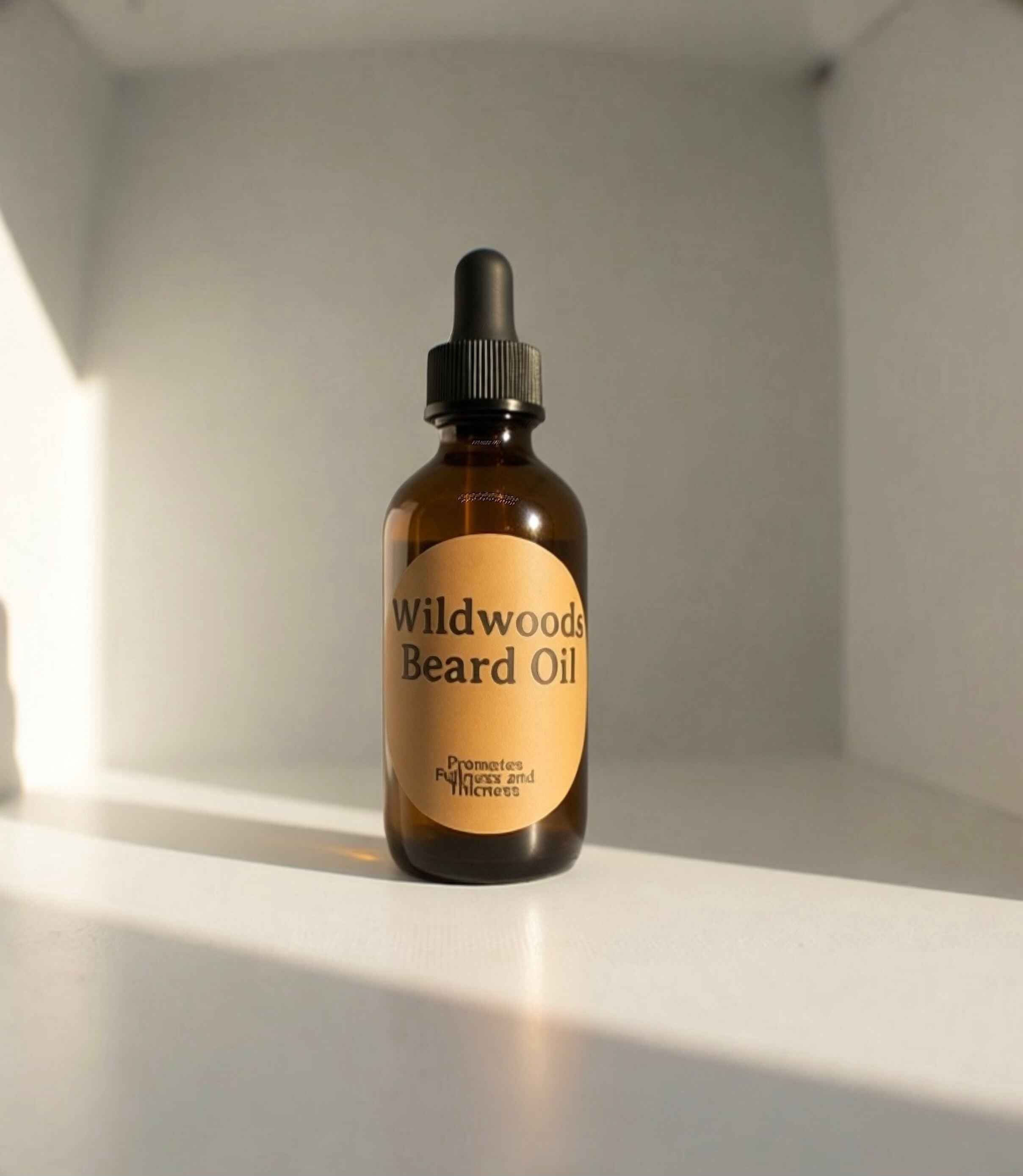 Wildwoods Organic Beard Oil & Growth Serum for Itchy Skin