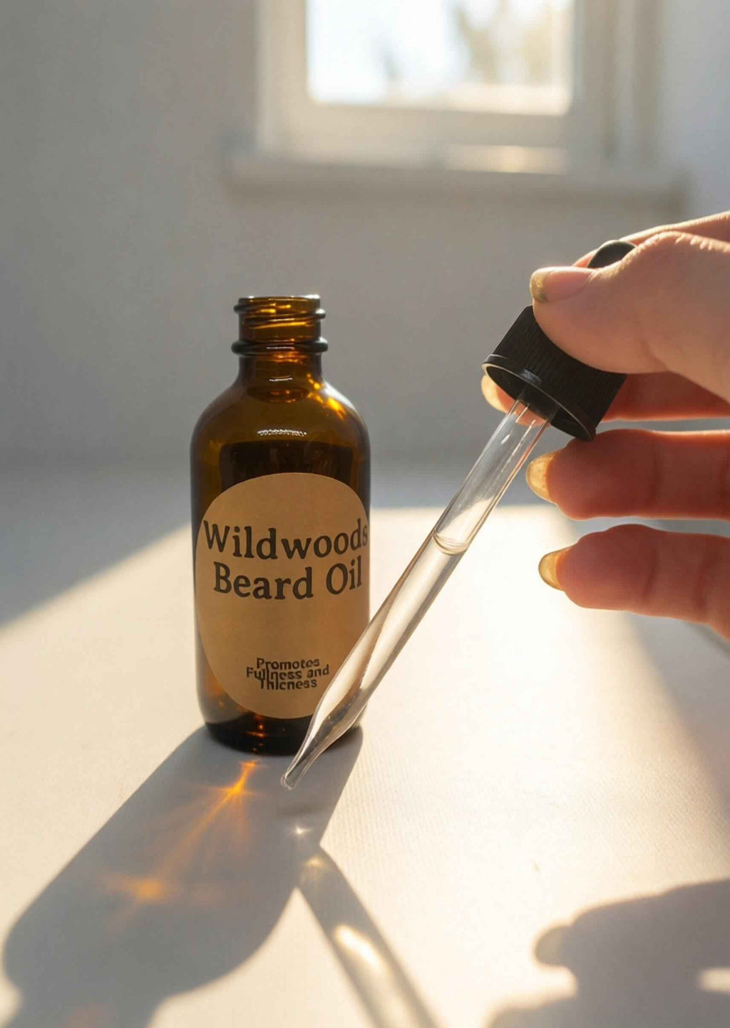 Wildwoods Organic Beard Oil & Growth Serum for Itchy Skin