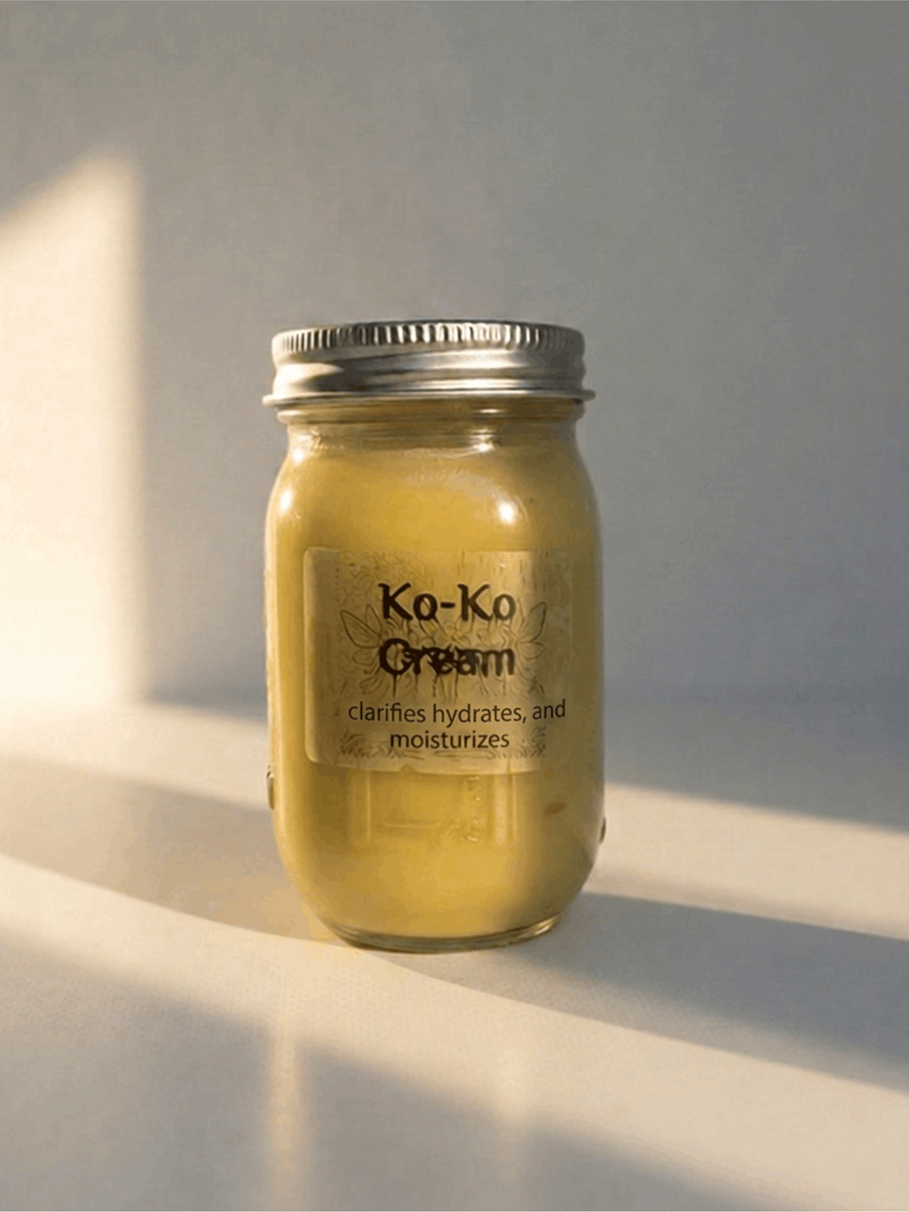 Koko Cream: Clarifying Skin Lotion, Vegan Herbal Infusion for Oily Complexions, Custom Scents, Spot Corrector