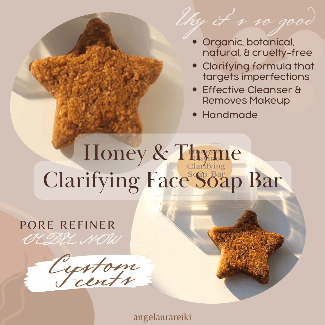 Honey & Thyme Clarifying Face Soap for Acne | Organic