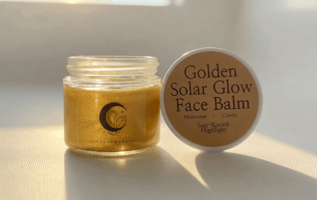 Golden Solar Glow Balm, Vegan & Organic Highlighter