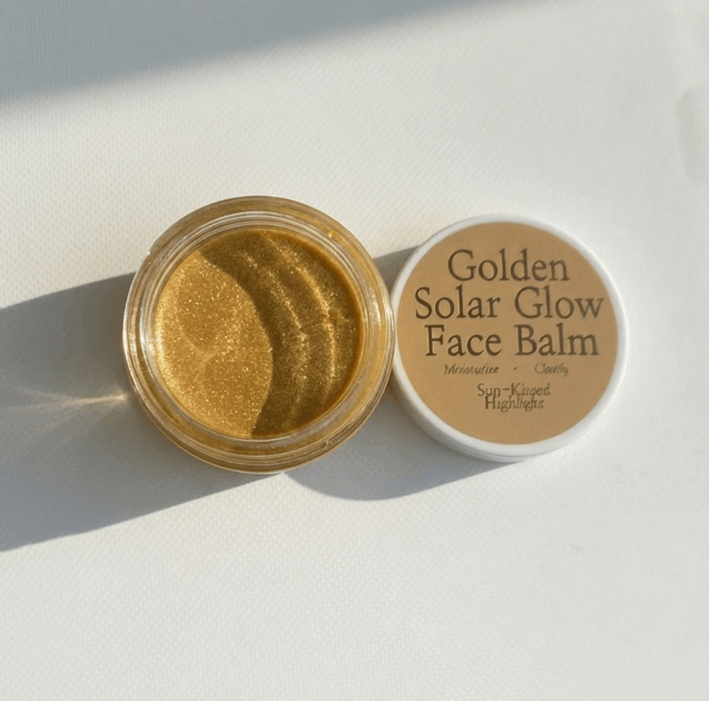 Golden Solar Glow Balm, Vegan & Organic Highlighter