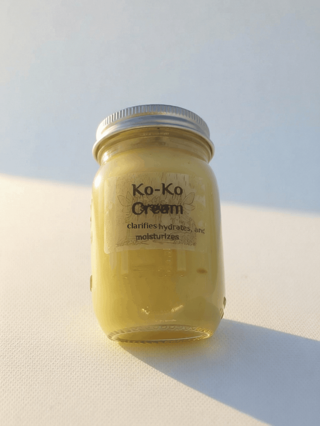 Koko Cream: Clarifying Skin Lotion, Vegan Herbal Infusion for Oily Complexions, Custom Scents, Spot Corrector