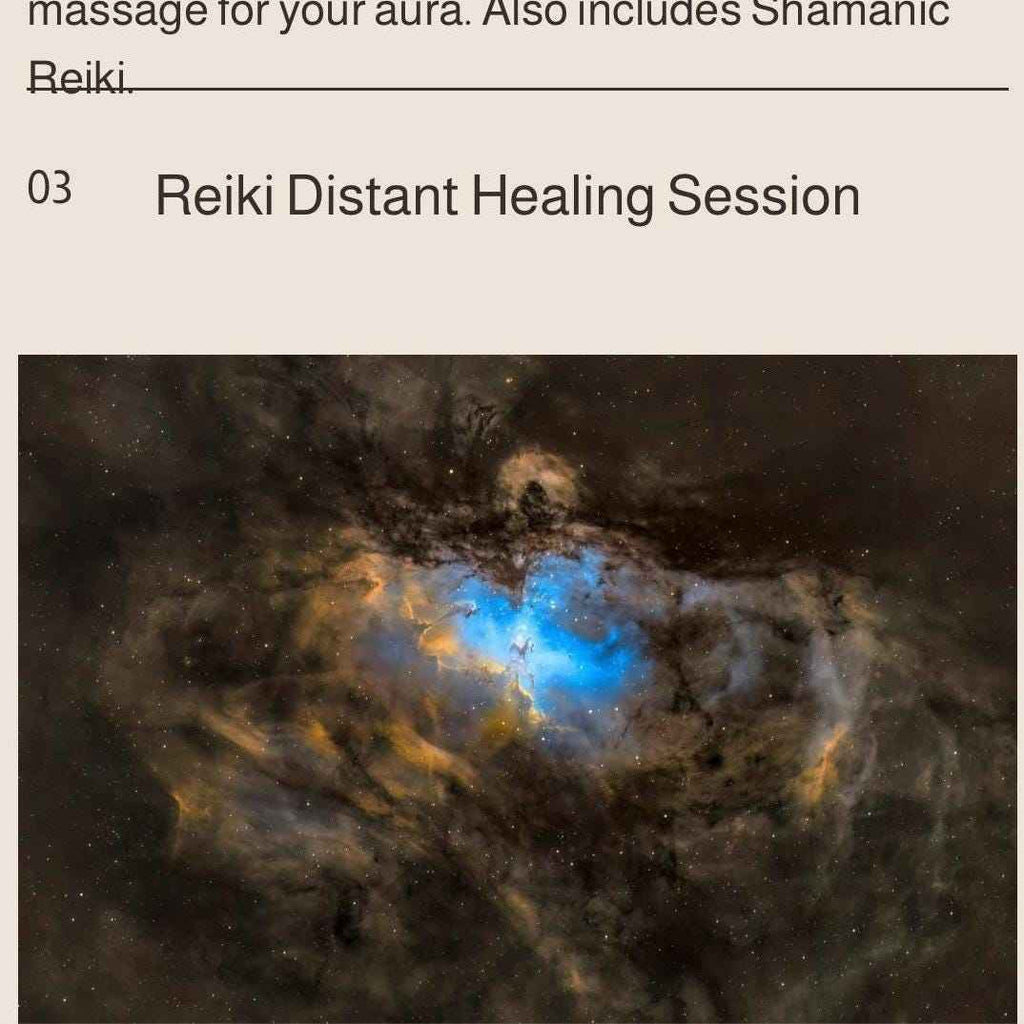 Reiki Session Now - Distant Shamanic Reiki