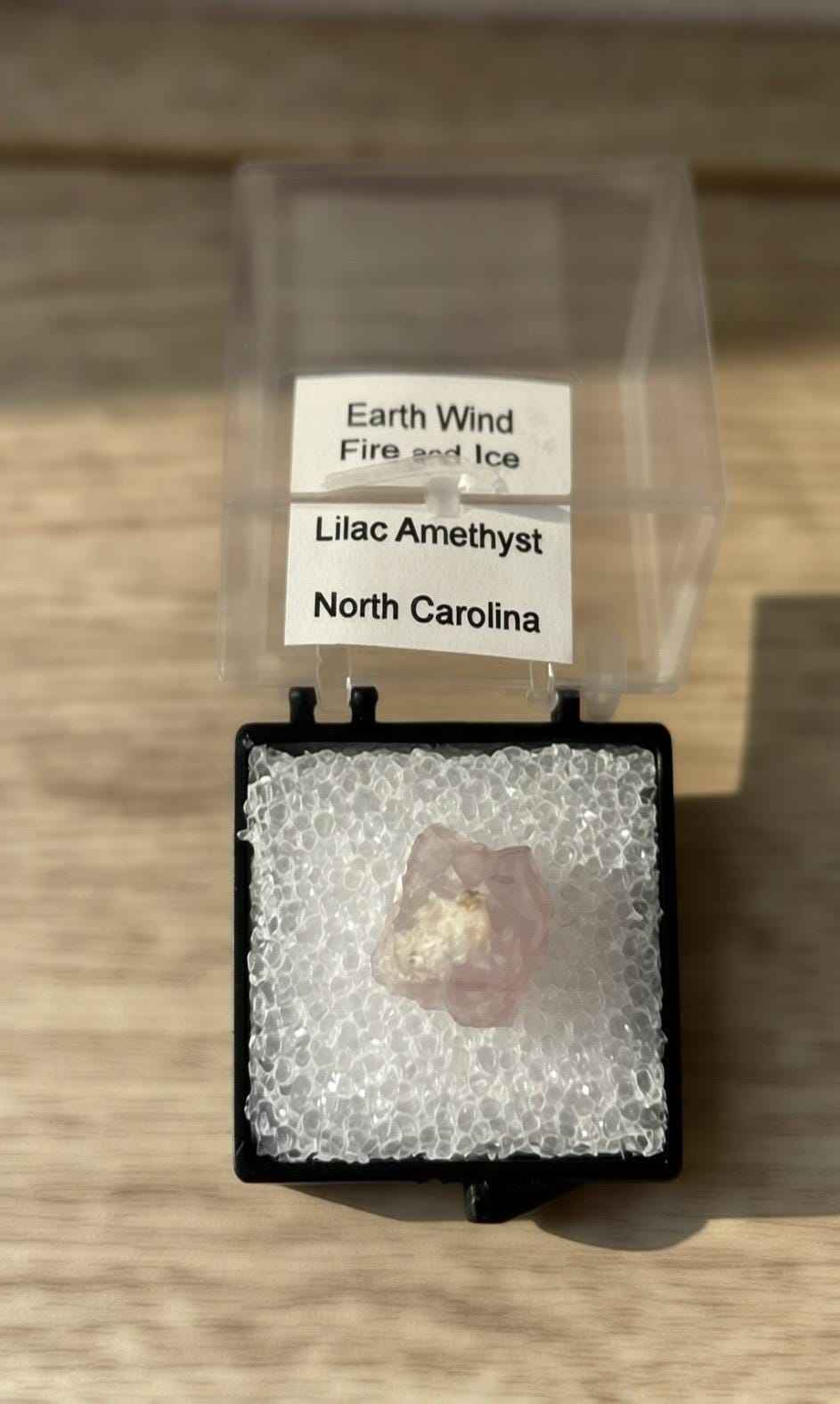 Rare Lilac Amethyst Crystal | Rough Natural Stone (5-6g), Reiki infused, AAA gemstone