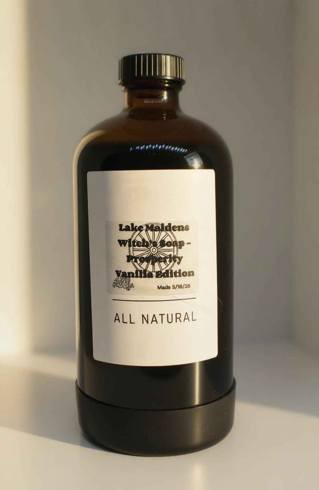 Botanical Vegan Liquid Soap | Prosperity Vanilla Edition, Organic Cleansing Hydrating Hand Soap, Pick Your Scent