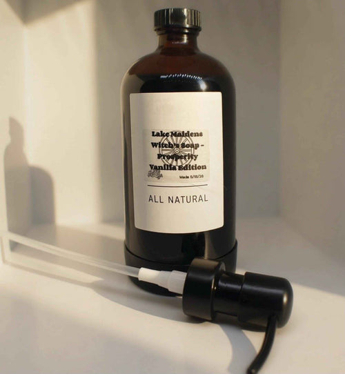 Botanical Vegan Liquid Soap | Prosperity Vanilla Edition, Organic Cleansing Hydrating Hand Soap, Pick Your Scent