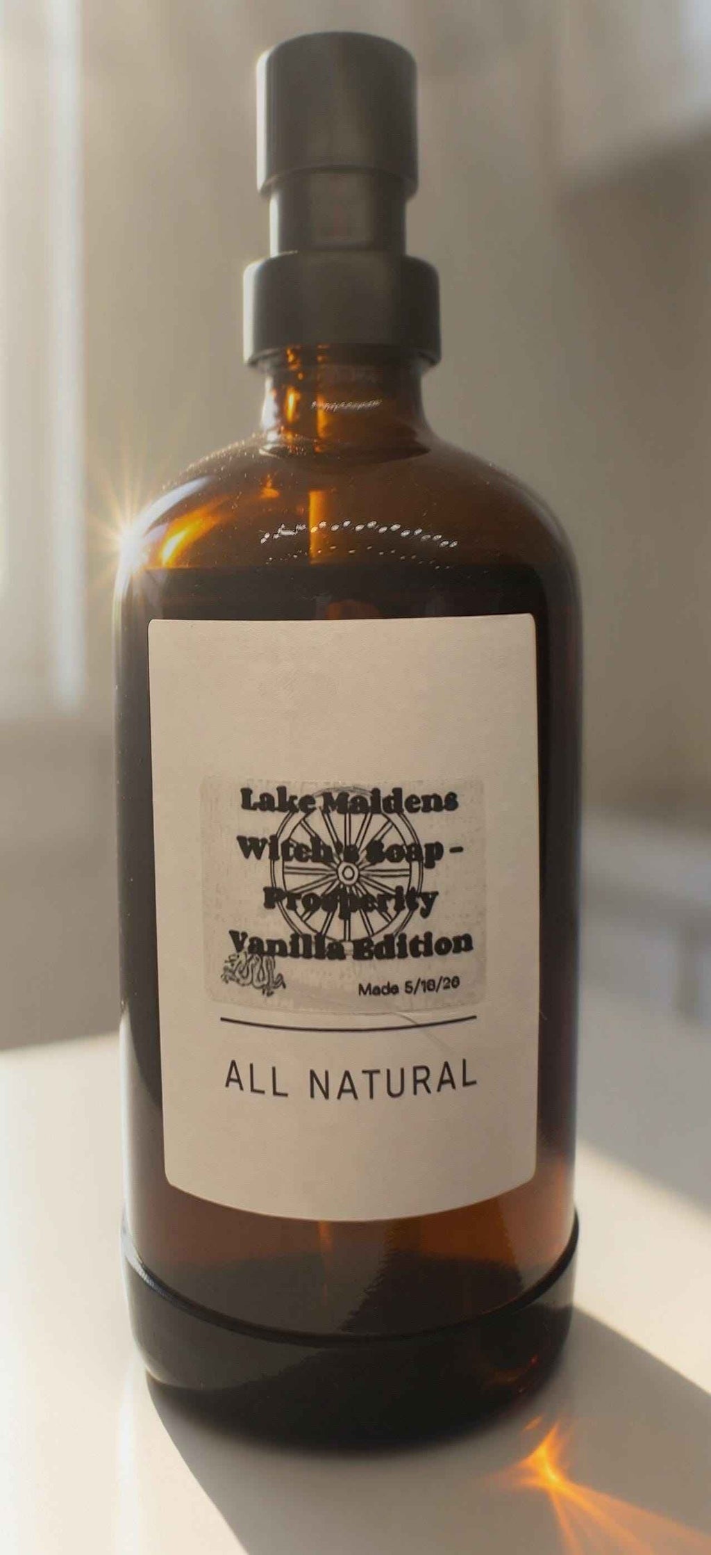 Botanical Vegan Liquid Soap | Prosperity Vanilla Edition, Organic Cleansing Hydrating Hand Soap, Pick Your Scent