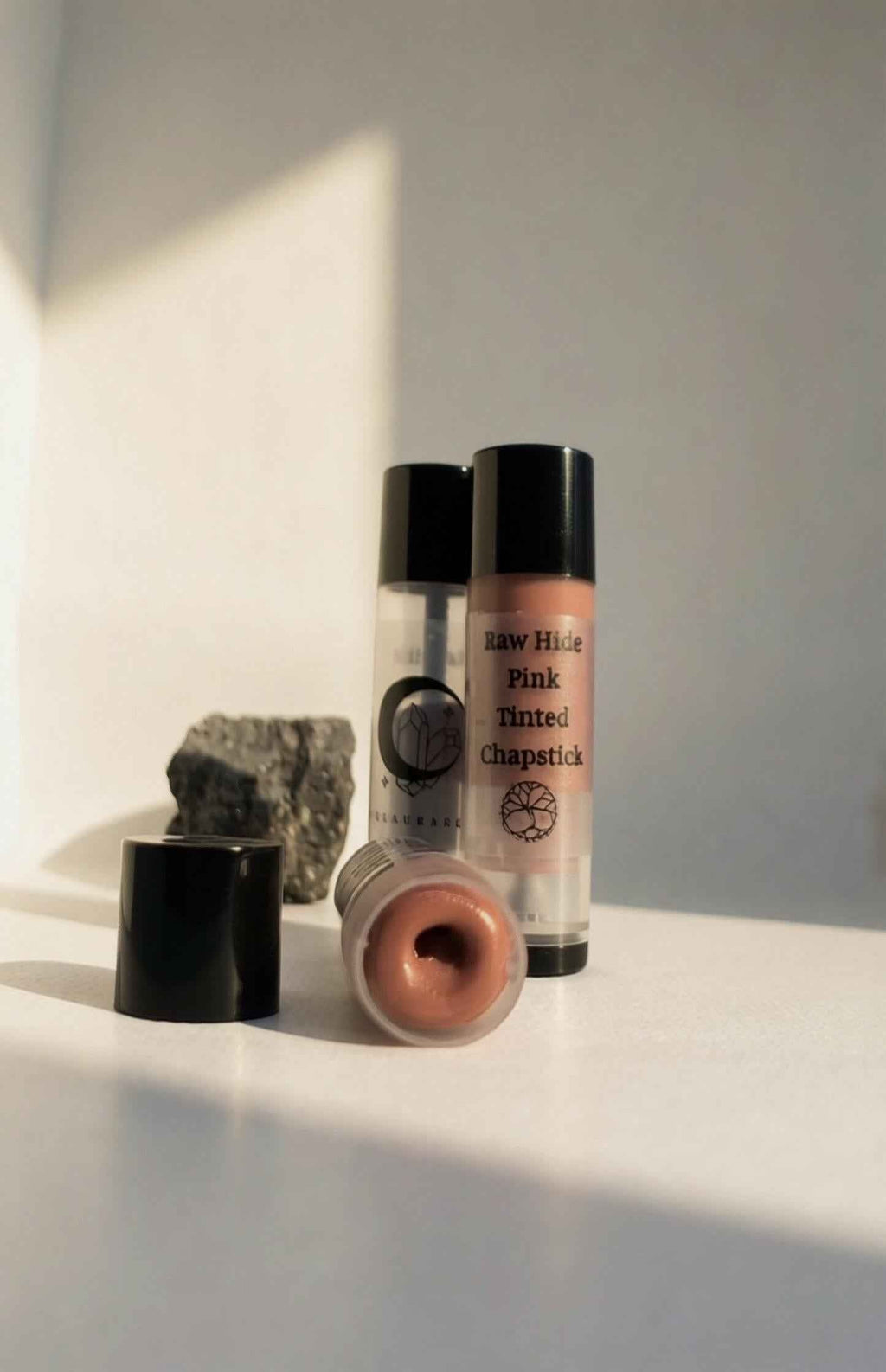 Raw Hide Tinted Chapstick | Nude and/or Pink | Organic Plant-Based Moisturizer | Lip Balm | Botanical Sheer Tint | Gift Idea