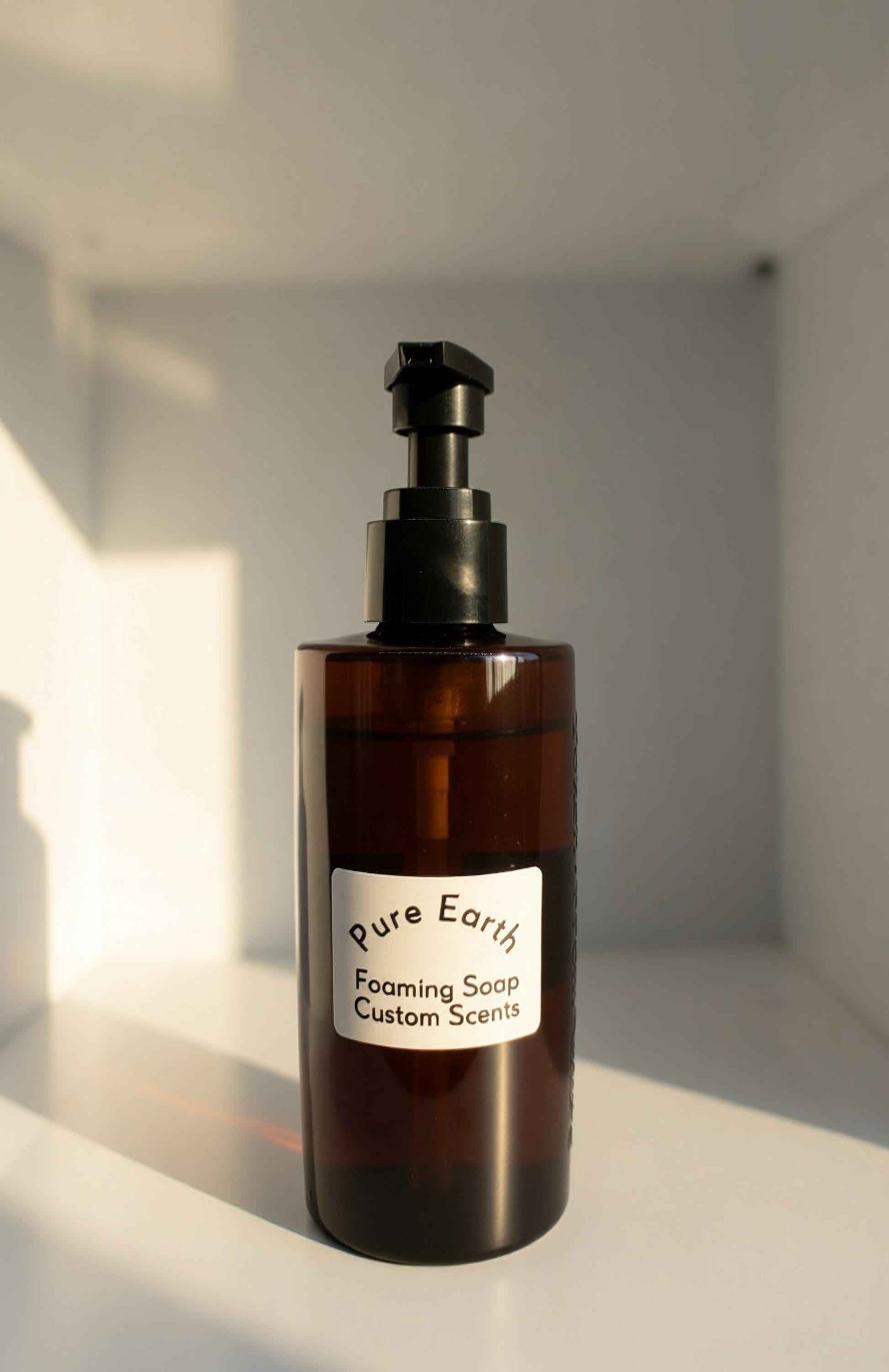 Pure Earth Foaming Soap | Custom Scents | Vegan Liquid Soap | Naturally Scented | Botanical Organic | Hand Soap Gift Idea | Moisturizing