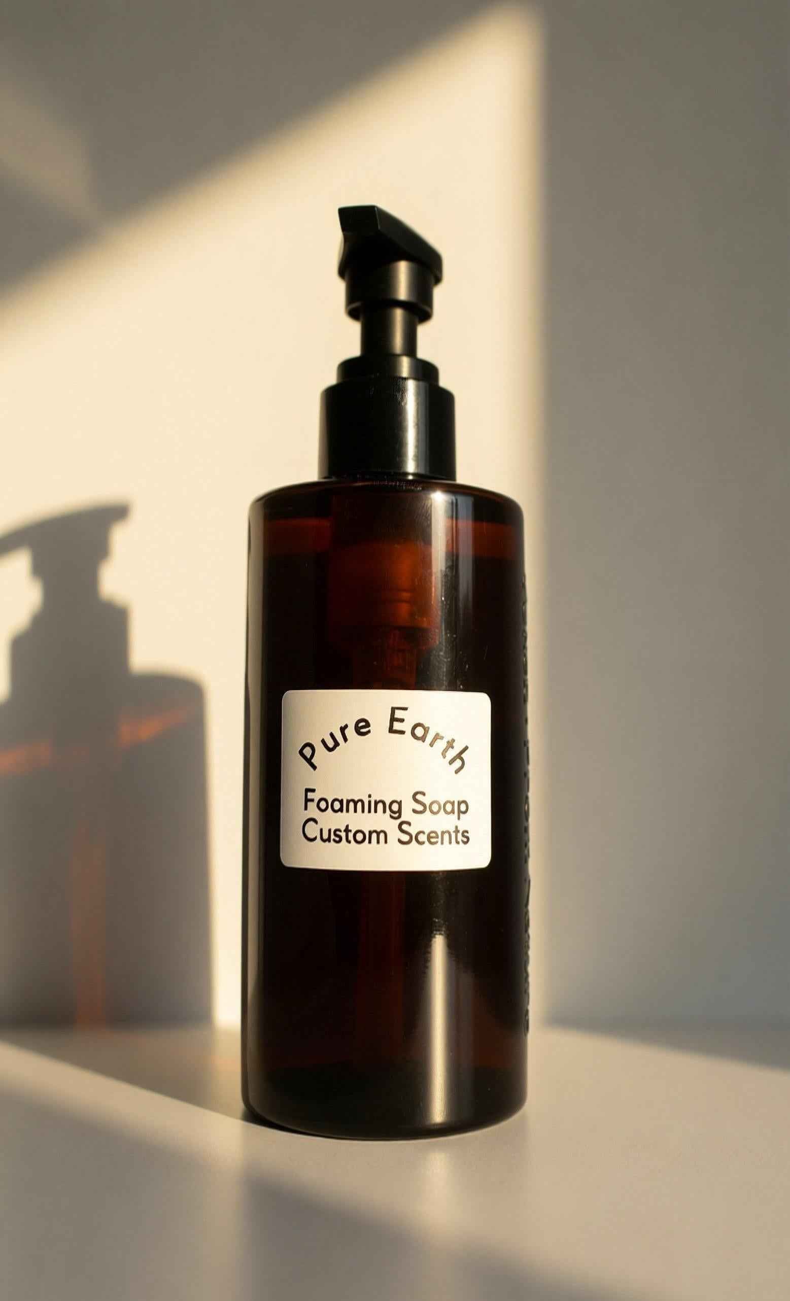 Pure Earth Foaming Soap | Custom Scents | Vegan Liquid Soap | Naturally Scented | Botanical Organic | Hand Soap Gift Idea | Moisturizing