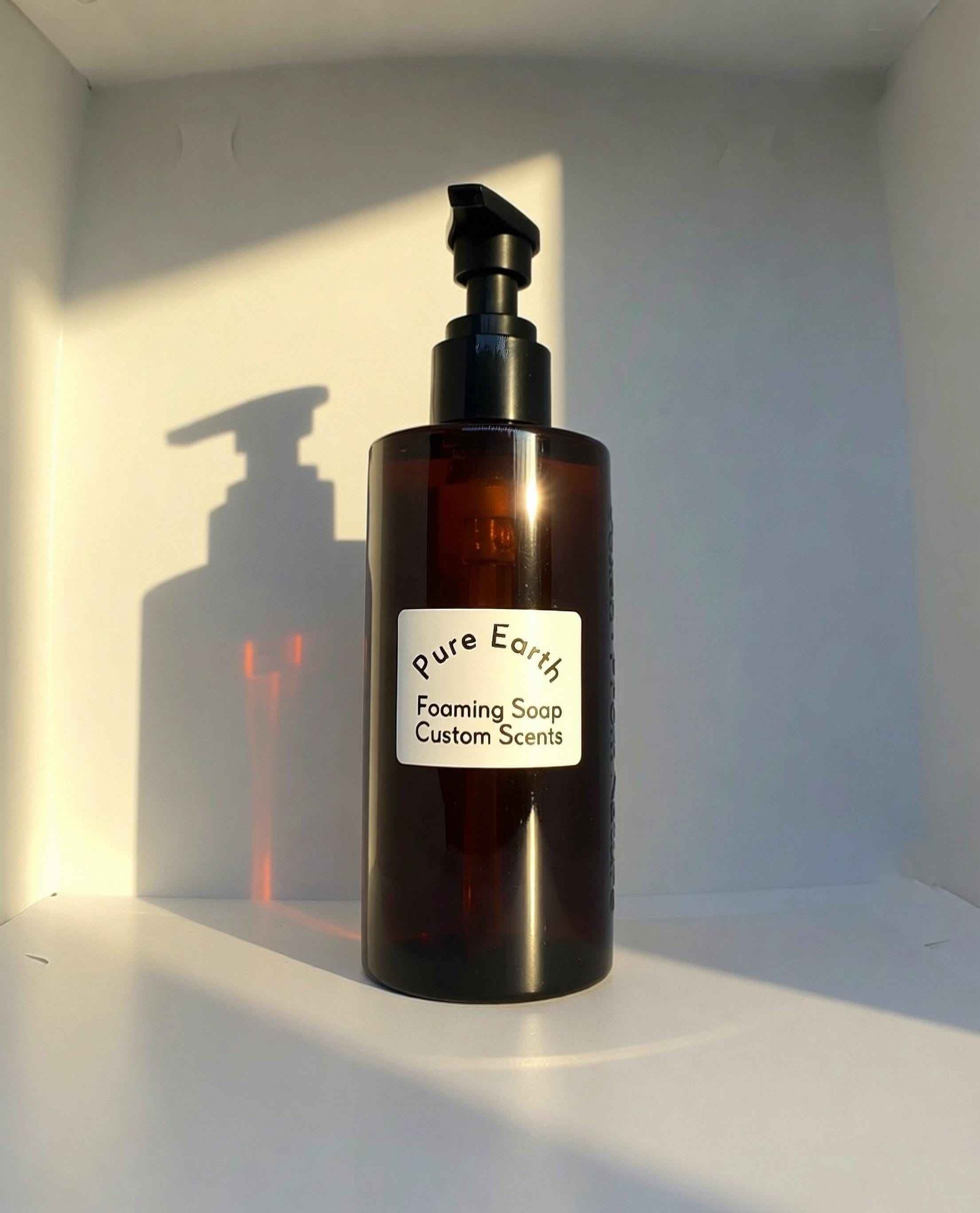 Pure Earth Foaming Soap | Custom Scents | Vegan Liquid Soap | Naturally Scented | Botanical Organic | Hand Soap Gift Idea | Moisturizing