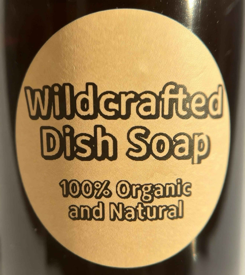 Wildcrafted Dish Soap  CUSTOM SCENTS  Ultra Concentrated  Organic Raw Plant-Based Ingredients - Botanical Cleansing