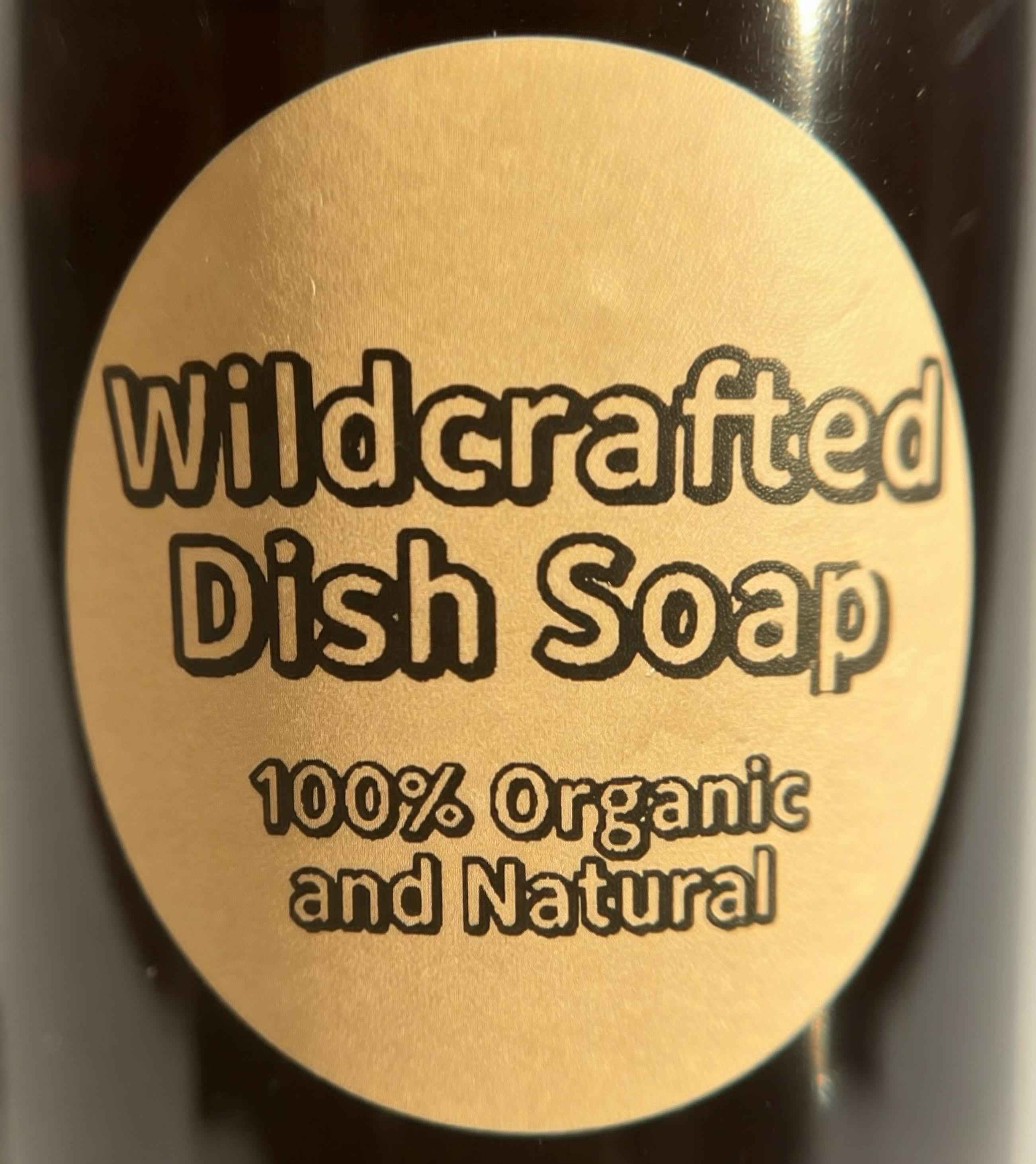 Wildcrafted Dish Soap  CUSTOM SCENTS  Ultra Concentrated  Organic Raw Plant-Based Ingredients - Botanical Cleansing