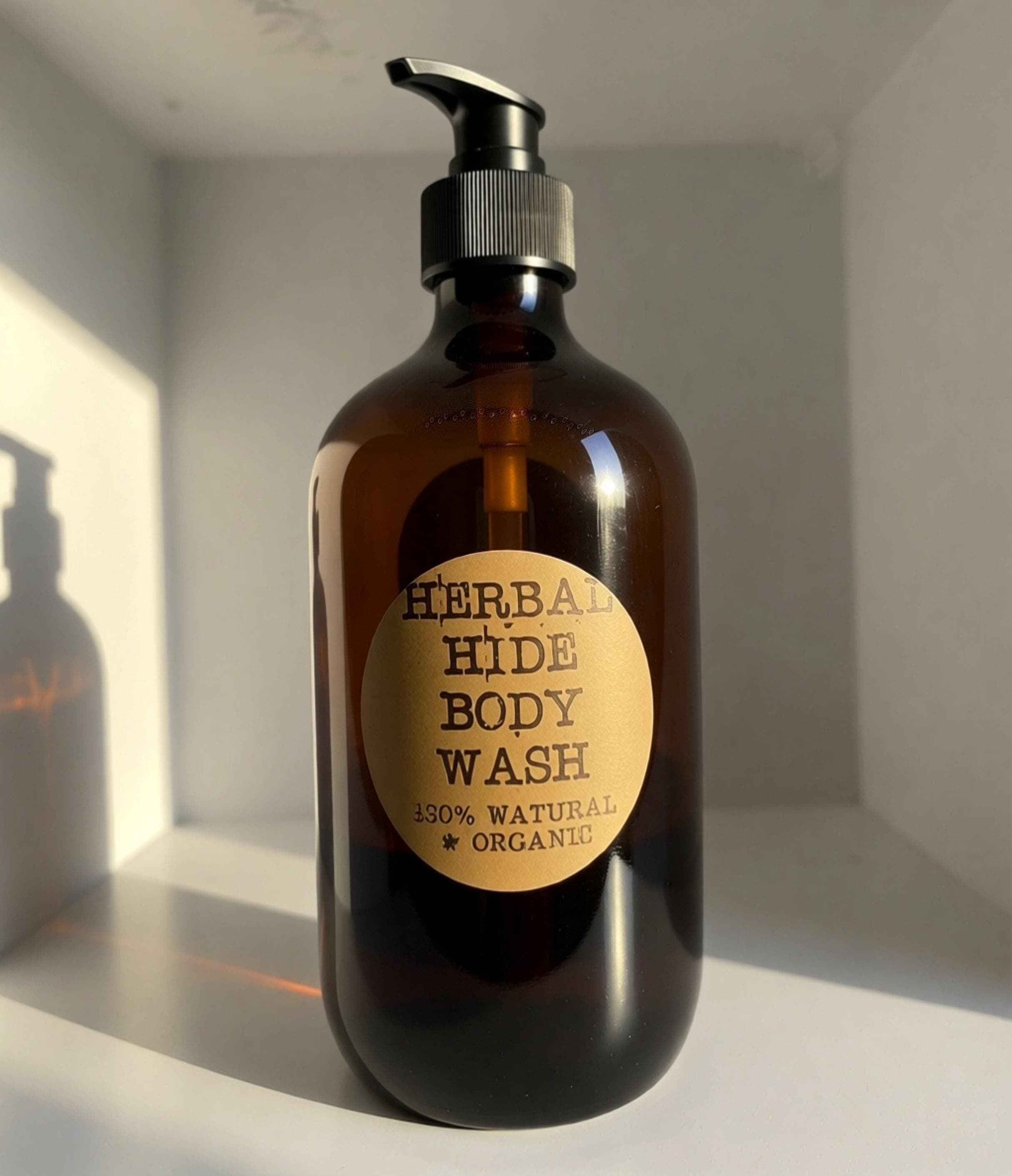 Herbal Hide Body Wash | CUSTOM SCENTS | Vegan & Organic | Botanical Body Wash | Choose Your Scent | Plant-Based Body Soap |