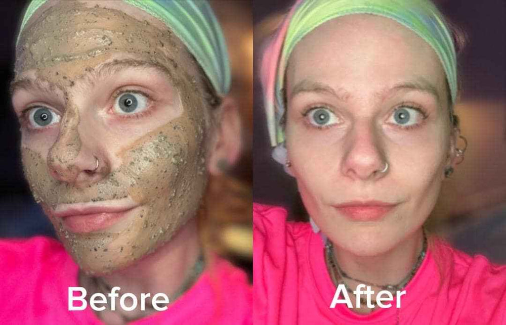 Marshmallow Mud Face Mask | Organic Botanical Clay, Depuffing, Clarifying, Exfoliating Formula