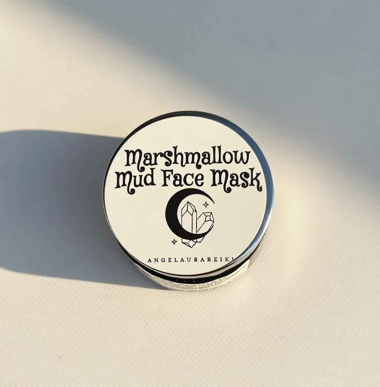Marshmallow Mud Face Mask | Organic Botanical Clay, Depuffing, Clarifying, Exfoliating Formula