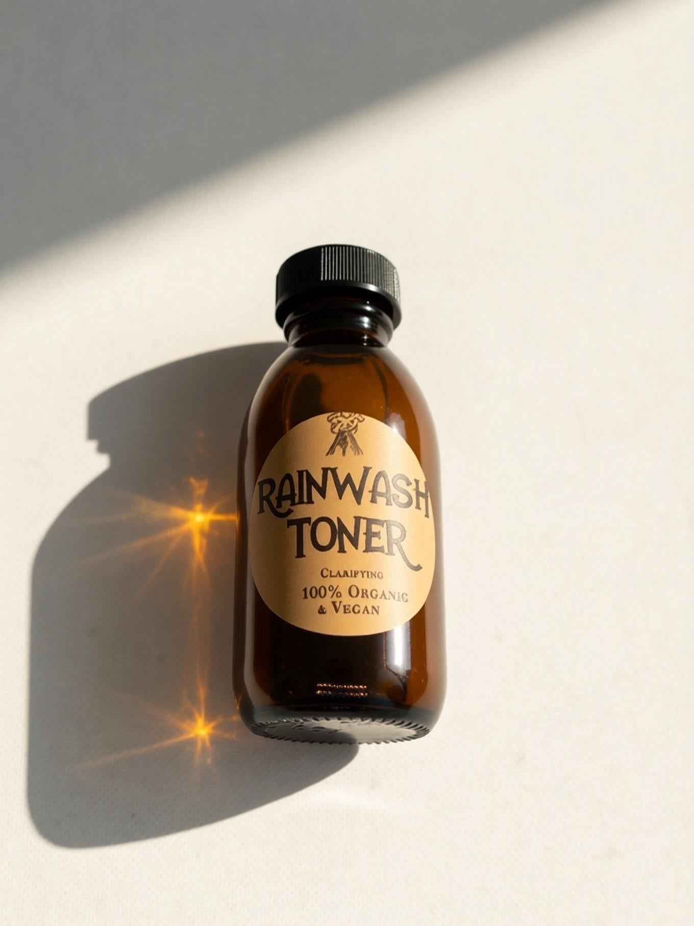 Rainwash Toner, Clarifying Facial Toner, Organic & Vegan Face Cleanser, Natural Hydrating Botanical Toner Custom