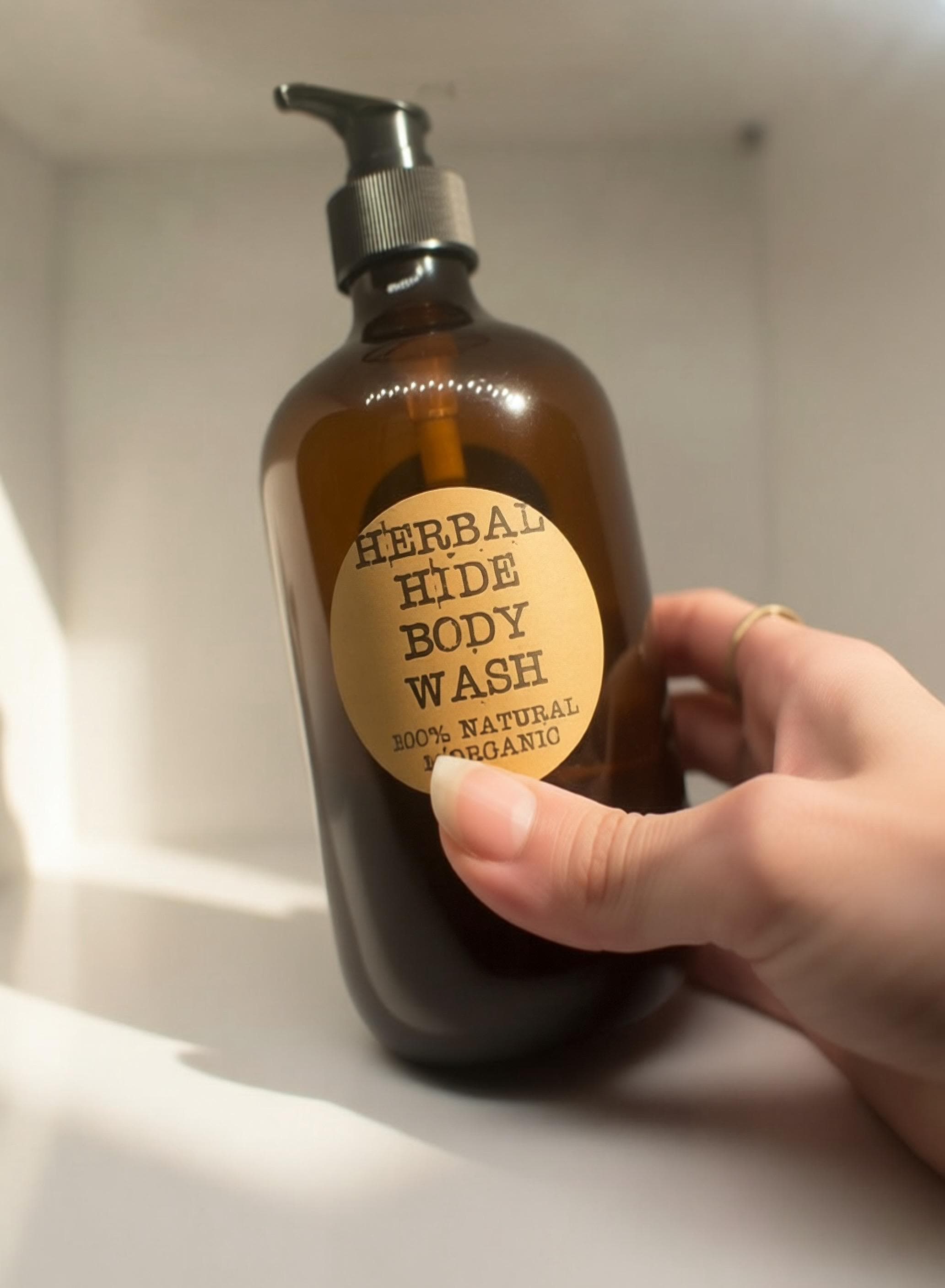 Herbal Hide Body Wash | CUSTOM SCENTS | Vegan & Organic | Botanical Body Wash | Choose Your Scent | Plant-Based Body Soap | - angelaurareiki