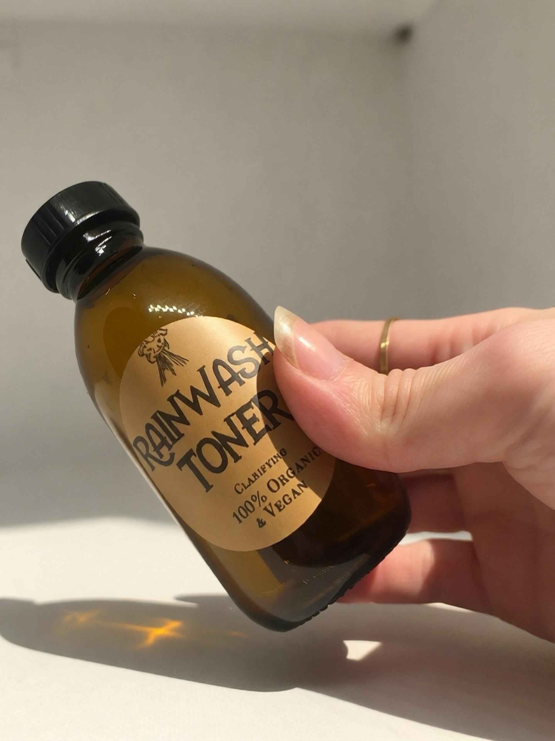 Rainwash Toner, Clarifying Facial Toner, Organic & Vegan Face Cleanser, Natural Hydrating Botanical Toner Custom