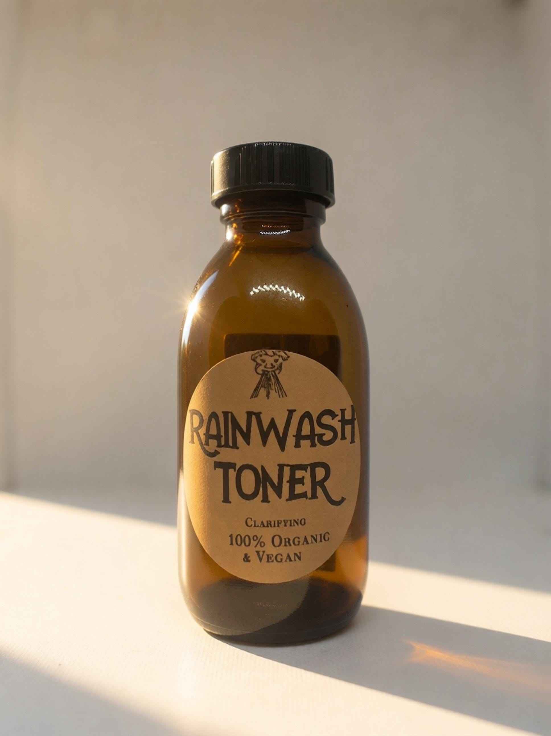 Rainwash Toner, Clarifying Facial Toner, Organic & Vegan Face Cleanser, Natural Hydrating Botanical Toner Custom